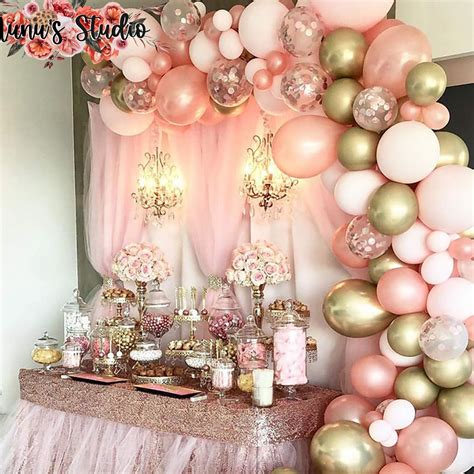 Blush Pink Rose Gold Balloon Garland Kit Ballon Arch Kit - Etsy
