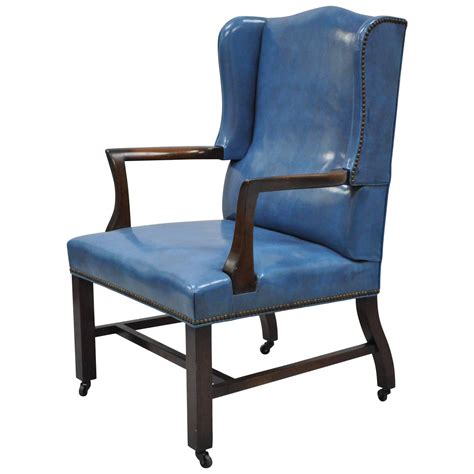 Newest oldest price ascending price descending relevance. Mid-20th Century Blue Leather Office Desk Chair on Casters ...