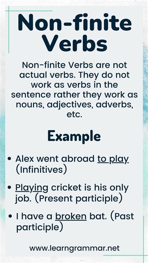 Finite And Non Finite Verbs Definition And Example Sentences English Hot Sex Picture