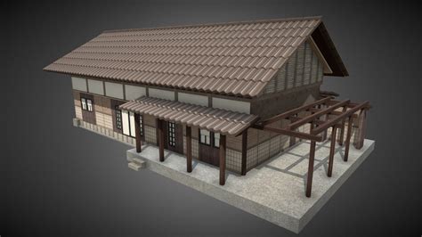 Japanese House 3d Model By Lewisia Jaune Lewisiajaune Ecb6423