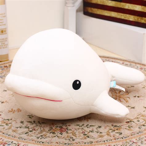 Now that sounds fun, an army of plush whales. 1PCS Cute Beluga White Whale Soft Animal Doll Ornament ...