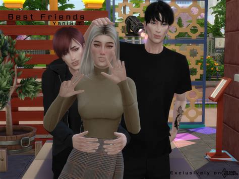 Best Friends Pose Pack By Yanisim At Tsr Sims 4 Updates
