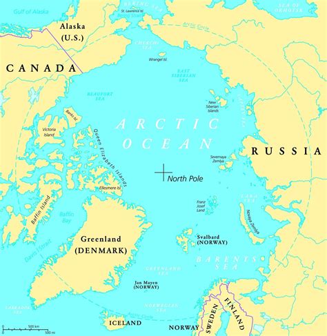 Arctic Ocean Map And Reasons To Visit The Breath Taking Arctic Ocean