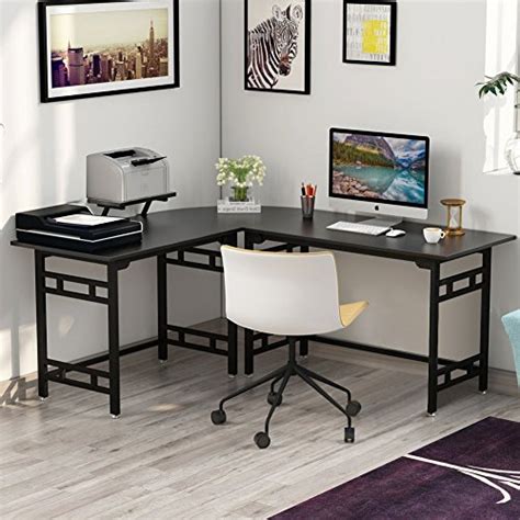 Tribesigns 67″ Large Modern L Shaped Desk Corner Computer Office Desk