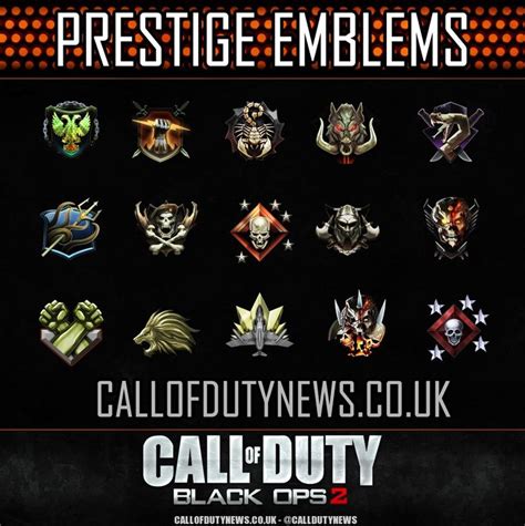 Black Ops 2 Prestige Zombie Emblems League Icons Call Of Call Of Duty