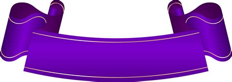 Image Black And White Library Banner Transparent Clip - Purple Ribbon png image