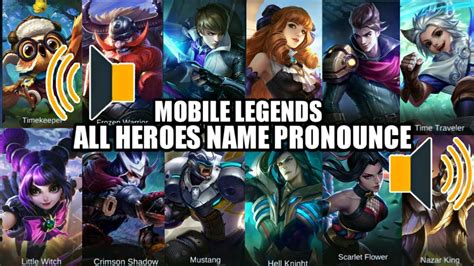 Mlfonts2020 #mlcoolfonts #mobilelegends have you seen those usernames and nicknames in mobile legends using different. MOBILE LEGENDS ALL HEROES NAME PRONOUNCE • HOW TO ...