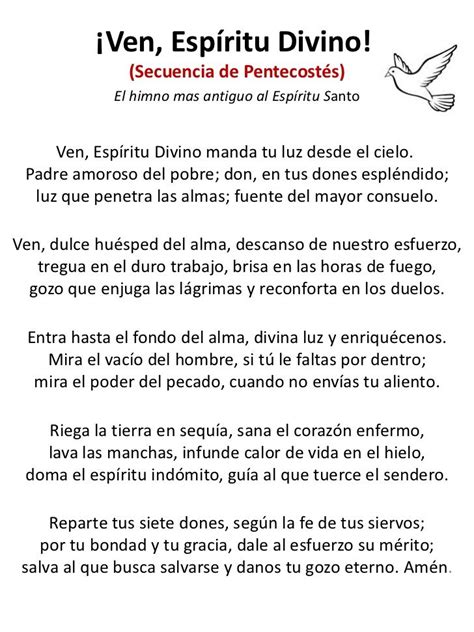 Amazing Oracion Ven Espiritu Santo In The World Dont Miss Out