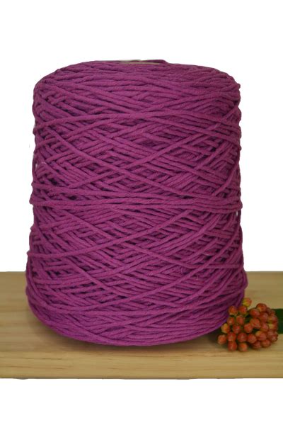 Coloured 1ply Cotton Warping Macrame Crochet String 15mm Berrylic