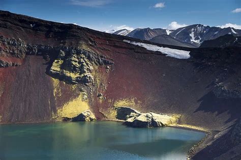 Ljotipollur Volcanic Crater Landmannalaugar Available As Framed Prints