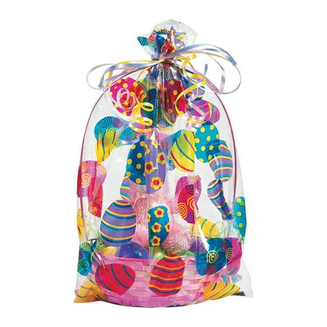 Cellophane Easter Basket Bags 12pc Party Supplies 12 Pieces