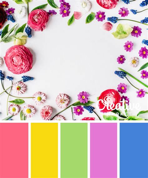 15 Fresh Color Palettes For Spring Spring Color Palette Fresh Color
