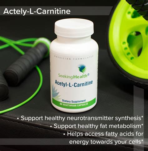 Acetyl L Carnitine By Seeking Health Provides A More Concentrated Dose Of L Carnitine Than Are