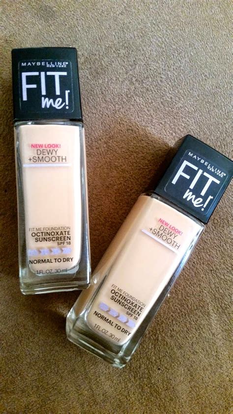 Foundation For Normal To Dry Skin Maybelline Fit Me Dewy Smooth