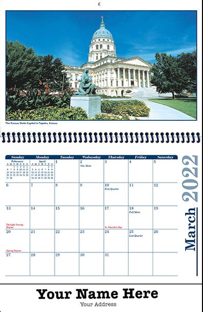 State Calendars For All 50 States Logoed Custom Calendars For