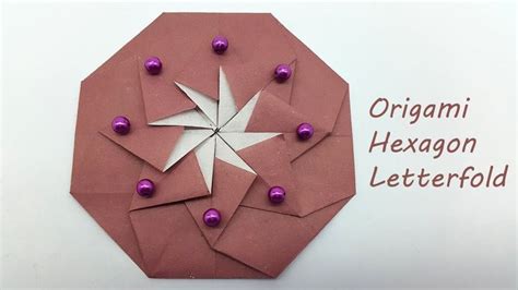 Origami Hexagon Letterfold Instruction Hexaflexagontraditional