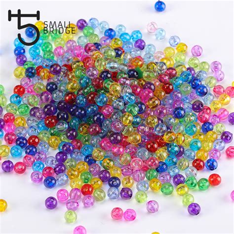 Aliexpress.com : Buy 6mm Loose Round Acrylic Beads For Making Jewelry Women Diy Accessories ...
