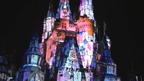 Once Upon A Time Castle Projection Show 12232016 Youtube