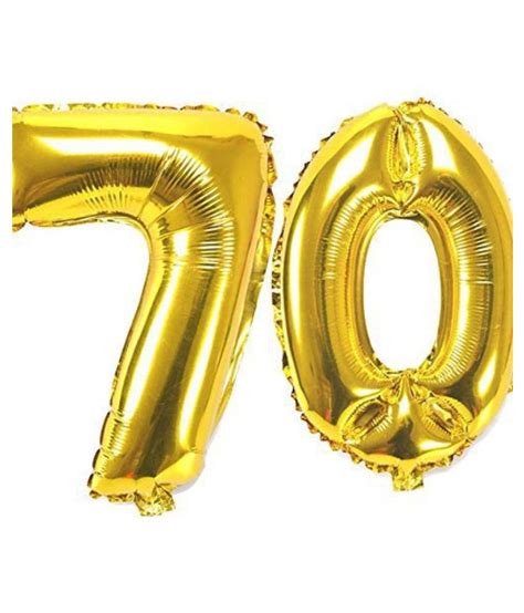 Foil 70 Number Balloon Gold 16 Buy Foil 70 Number Balloon Gold 16