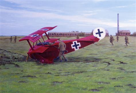 Red Baron Aviation Art Manfred Von Richthofen Aircraft Art