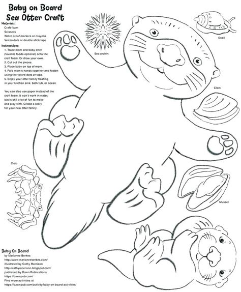 Otter Coloring Pages At Free Printable