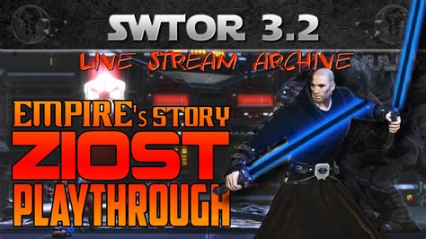 Does anyone know if you need to finish sor before you can access new planet ziost? SWTOR 3.2: Rise of the Emperor Ziost EMPIRE Side Playthrough - Stream Archive - YouTube
