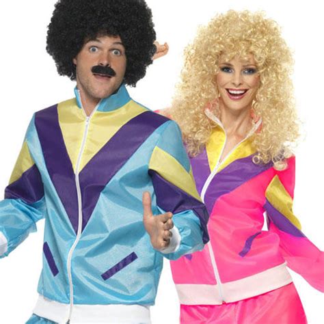 80s Shell Suit Tracksuit Mens Ladies 1980s Fancy Dress Scouser Adult Costume Ebay