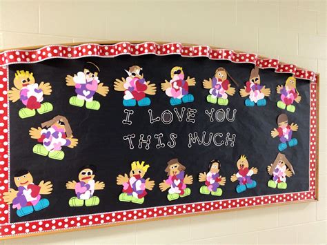 February Bulletin Board Love You This Much Valentine Bulletin