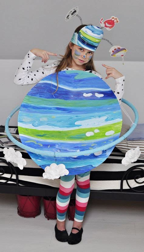 Diy Kid Costume Planets Space Zrób To Sam Kostium Przebranie Dla