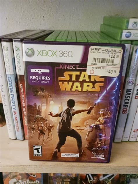 Kinect Star Wars Item Box And Manual Xbox 360