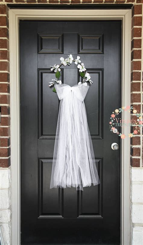 Bridal Shower Wreath, Wedding Veil Wreath, Wedding Shower Wreath