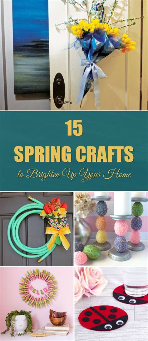 Tried and tested easy ideas from parents that are perfect for having fun at home or in an early years environment. 15 Spring Crafts to Brighten Up Your Home | Spring crafts ...