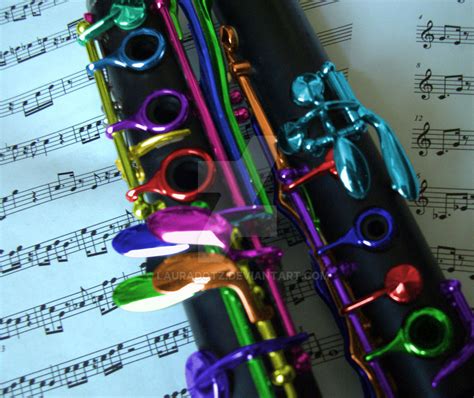 Colorful Clarinet By Lauradotz On Deviantart