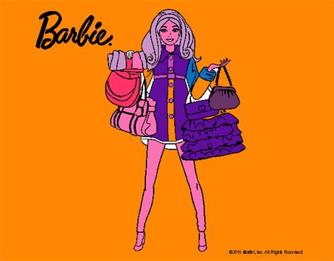 Dibujo De Barbie De Compras Pintado Por Sofi1604 En El Día 21 03 15 A Las 16 43 14
