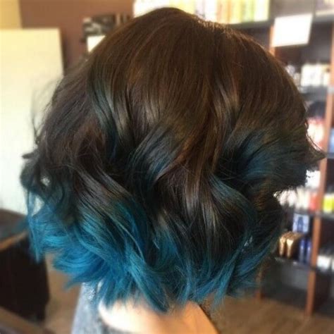 Blue Hair Tips Designedlykristy