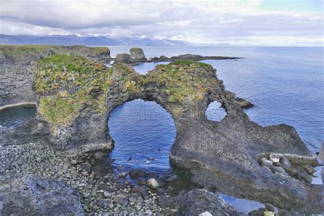 Gatklettur Rock Arch At Arnarstapi Near Hellnar Snaefellsnes