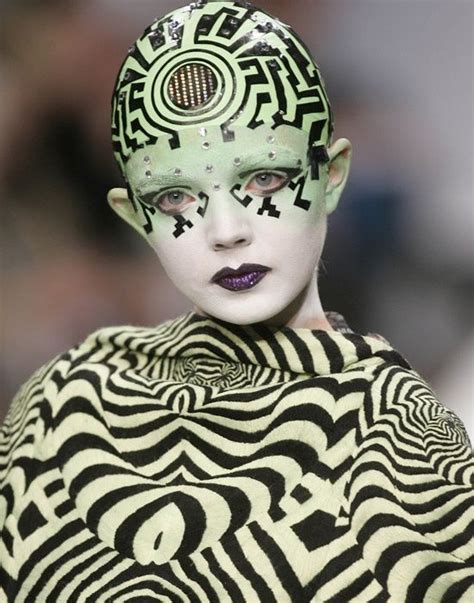 Cyberpunk Art Avant Garde Fashion Art Fashion Make Up Britain