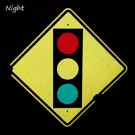 Traffic Light Ahead Sign W3 3 Sku X W3 3
