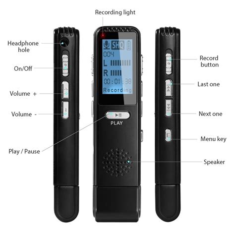 Digital Voice Recorder 8gb Micro Audio Recorders Pen Usb Flash Drive
