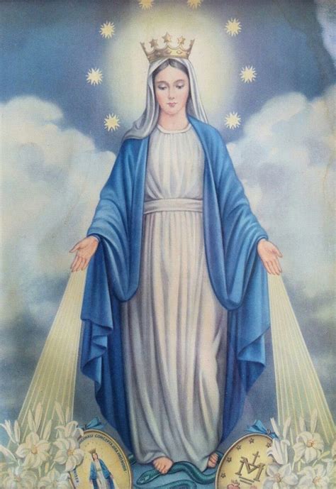 Oración A La Virgen Milagrosa En Su Día Imagen Virgen Milagrosa