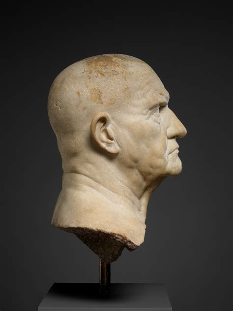 Marble Bust Of A Man Roman Early Imperial Julio Claudian The