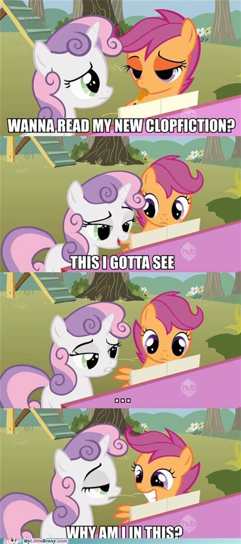 Scootaloos New Clopfic My Little Brony My Little Pony Friendship