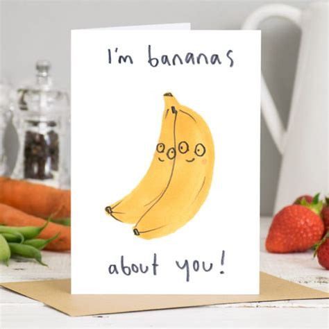 greeting card bananas about you