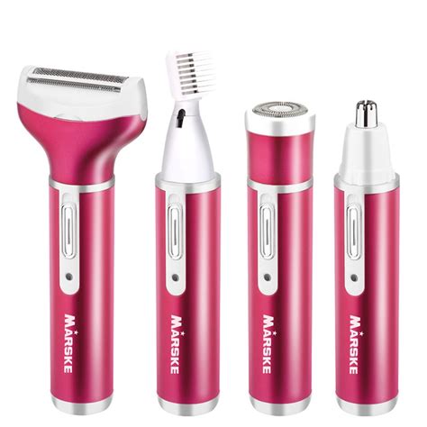 Painless Womens Electric Shavers Ladies Razors Rechargeable 4 In 1