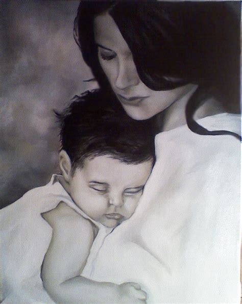 Mother And Child Painting By Brett Roeller Artmajeur