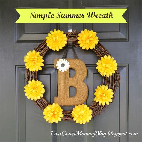East Coast Mommy Quick Tip Tuesday 8 Simple Summer Wreath