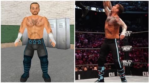 How To Make Cm Punk Aew All Out Attire In Wrestling Empire Youtube