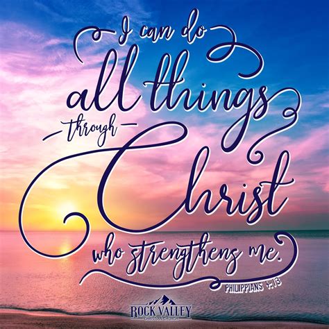 Philippians I Can Do All Things Through Christ Who Strengthens Me
