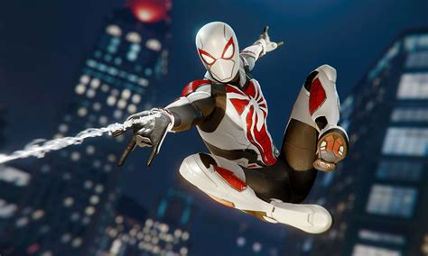 2000x1200 Miles Morales Spider Man White Suit 2000x1200 Resolution