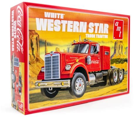Amt 125 White Western Star Semi Truck Tractor Model Kit
